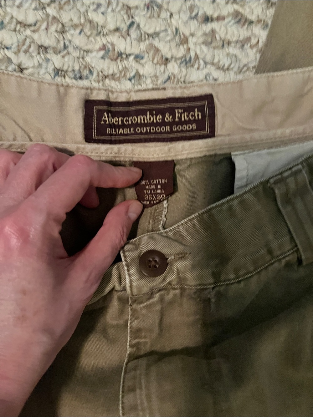 VintageAbercrombie & Fitch Men’s Reliable Outdoor Goods Pants 36/30